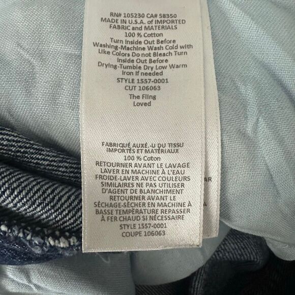 Current/Elliott The Fling Boyfriend Jeans Loved Wash Size 30 - Picture 7 of 11